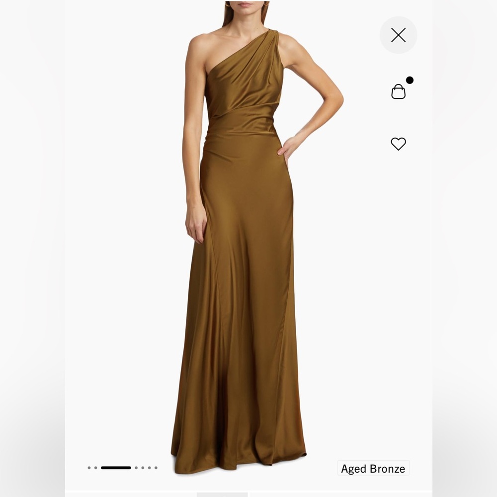 A.L.C. Aster Asymmetric Draped Gown - Picture 2 of 11